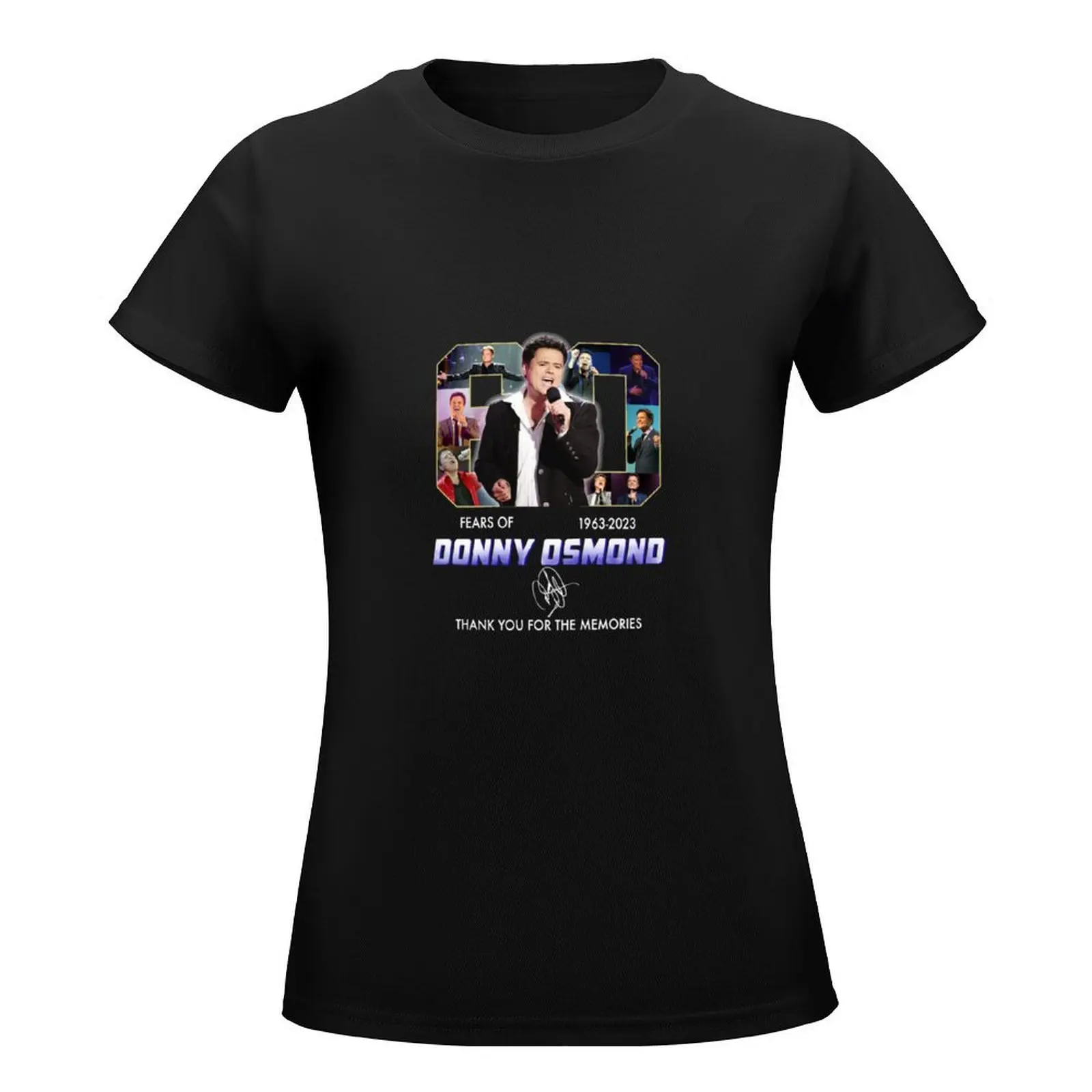 60 Years Of 1963-2023 Donny Osmond Thank You For The Memories Signature T-Shirt shirts graphic tees sweat anime woman t shirt