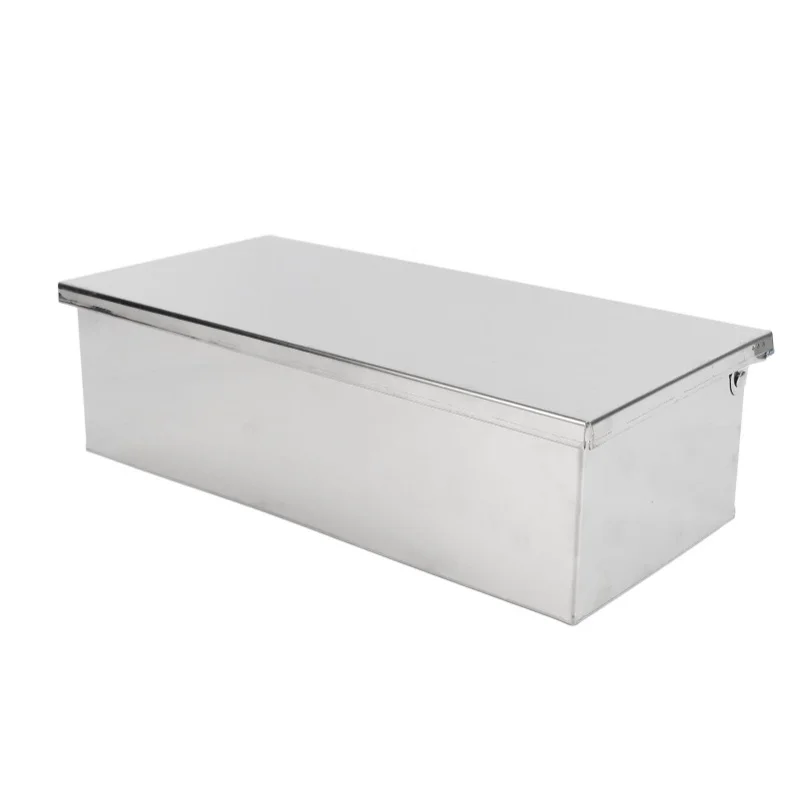 

Seasoning Box With Flip Lid 304 Stainless Steel Spice Container Multi Compartment Kitchen Organizer For Salt Sugar Grains