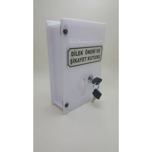 Hediyelikevi Small Size Plexiglass Wish Suggestion Complaint Box