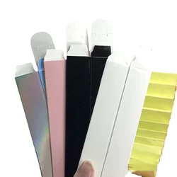 Lip Gloss Packaging Boxes 10/20/30/40/50/100Pcs Pink Black White Lipgloss Tubes Paper Box Lipstick Container Box  21*121mm