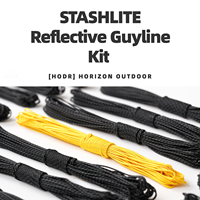 [HODR] 20M Guyline Long Dyneema Ropes 1mm/2mm Ultralight Shelter Cord Tent Ropes Tensioner Adjuster Tarps Tent Accessories
