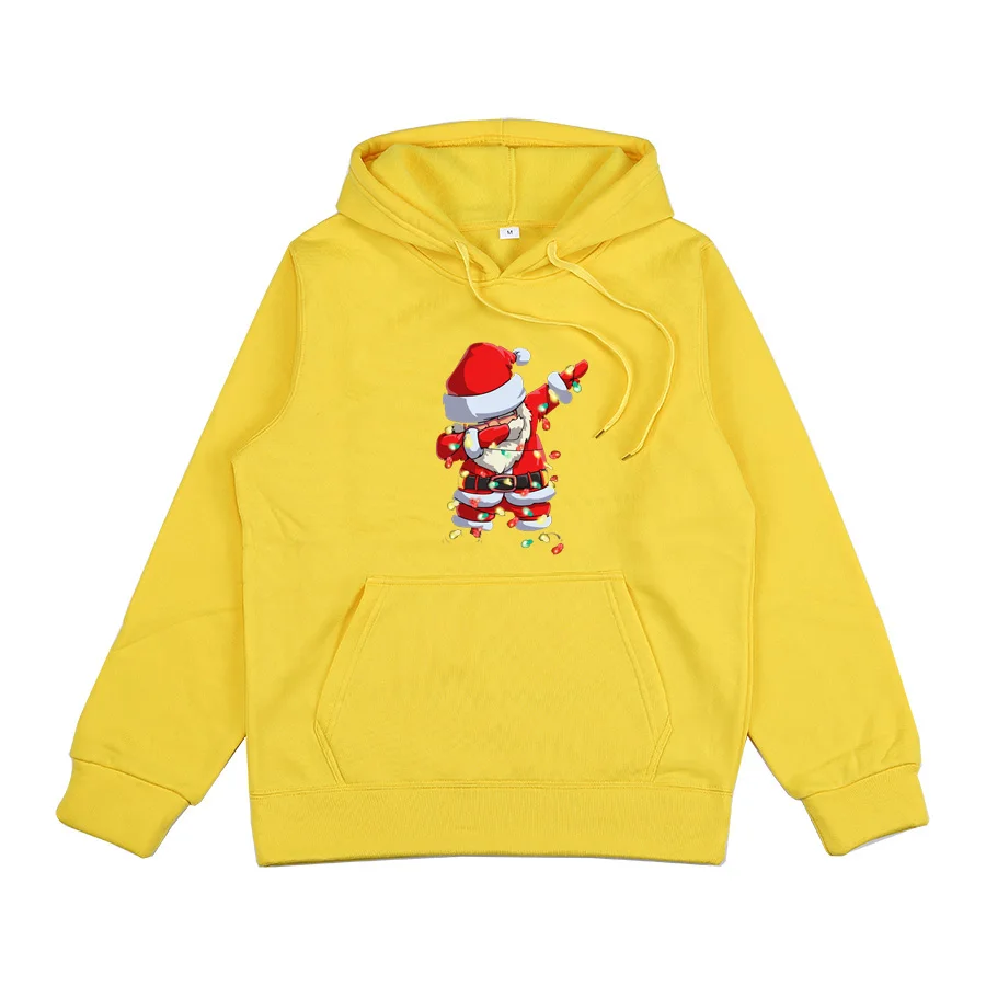 

2019 Christmas new fashion men's sports hoodie ho ho pat Santa 3D printed long sleeve jacket boys and girls unisex street wear