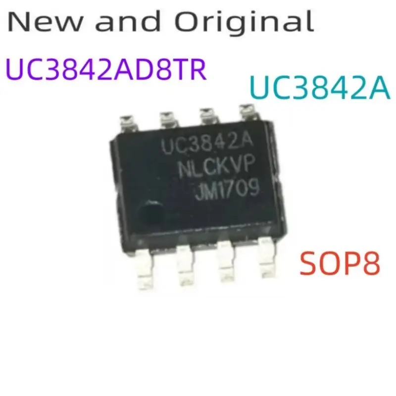 

New and Original Uc3842A Uc3842Ad8Tr Sop8 Current Mode Pwm Controller