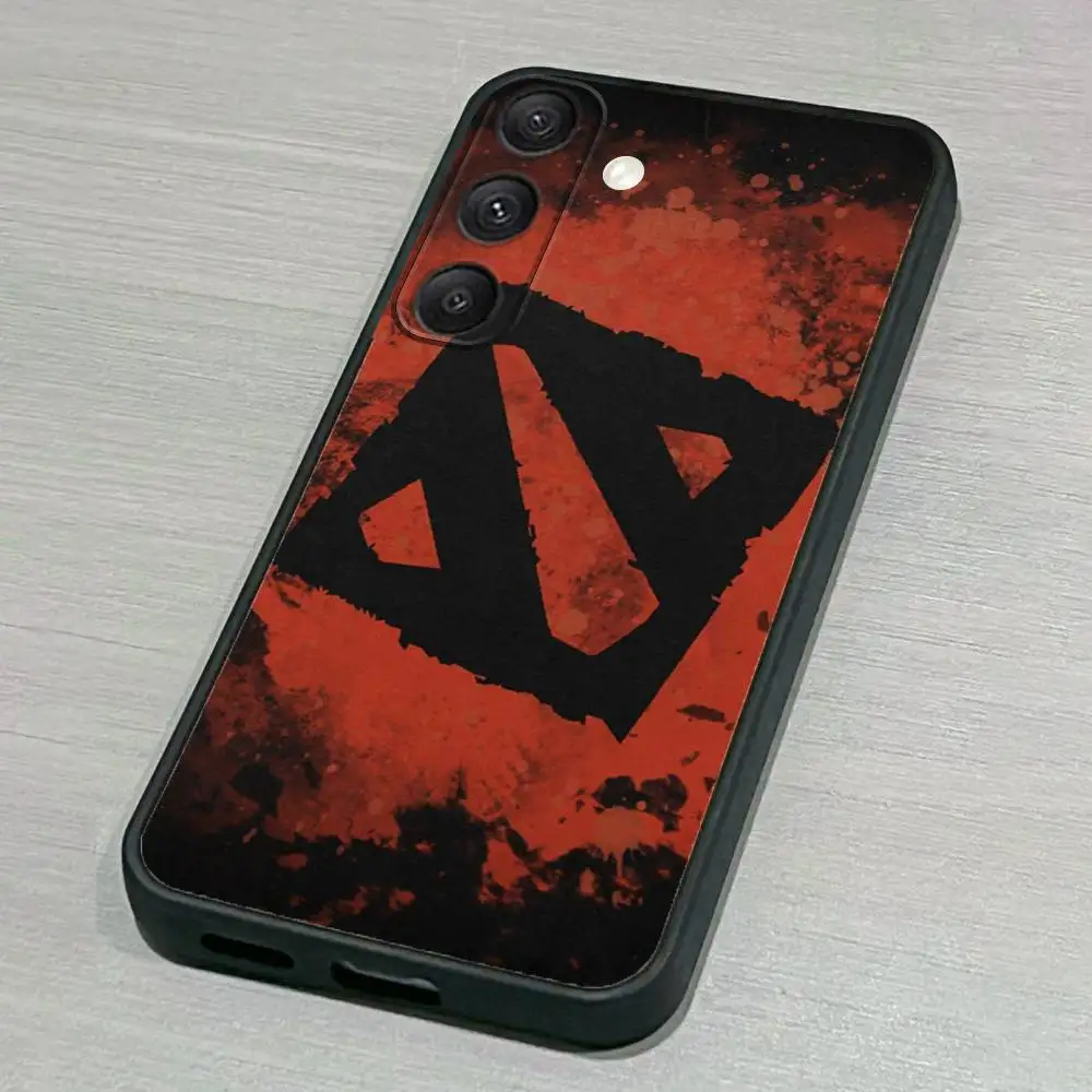 حافظة هاتف D-Dota 2 رائعة لهاتف سامسونج S25، S24، S23، S22، S21، S20، S10، Ultra، Plus، Lite، FE، غطاء أسود من السيليكون الناعم