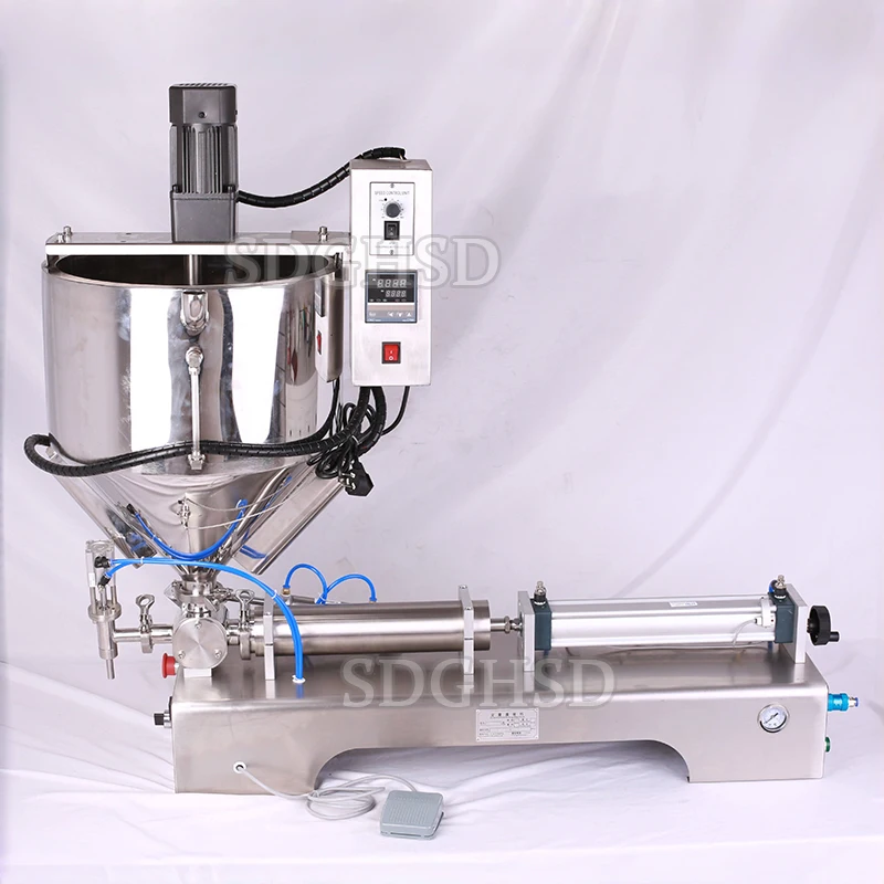 PBOBP Heating Stirring Mixing Filler 30L Lipstick Balm Filling Machine Hand Soap Wax Candle Cosmetic Lipgloss Packing Machine