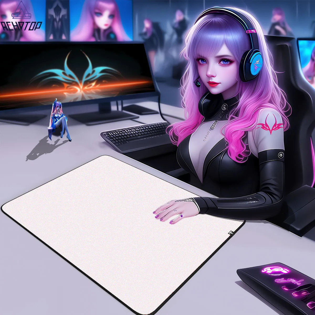 45*40cm Gaming Mouse Pad Premium FPS E-Sports Mousepad Anti-slip Bottom Balance Mouse Mat Game Professional Computer Desk Mat