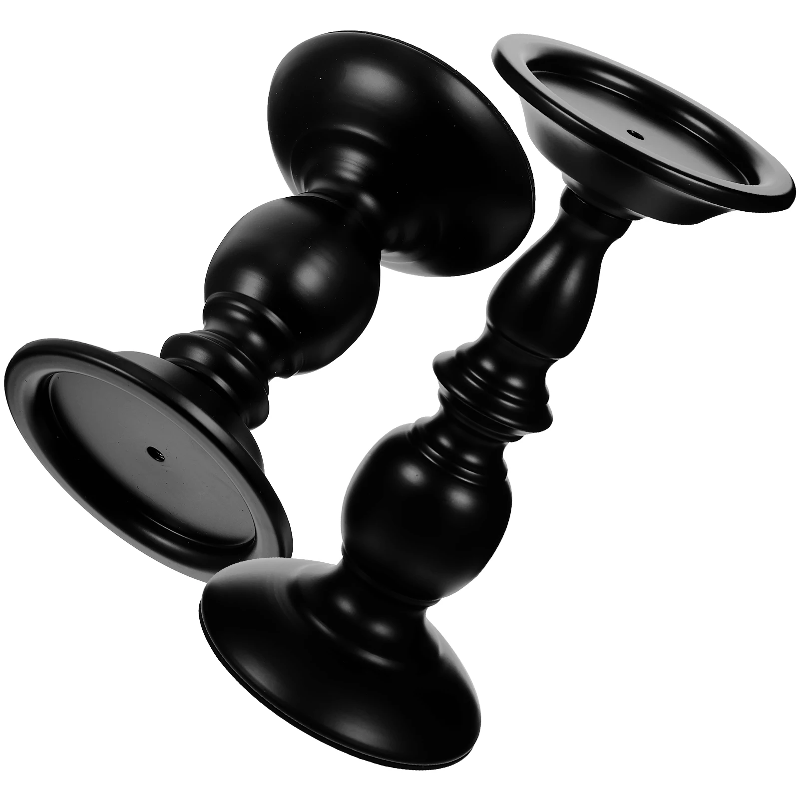 

2Pcs Vintage Iron Craft Decorative Stand Holder Desktop Decor Modern Simple Elegant Wedding Party Christmas