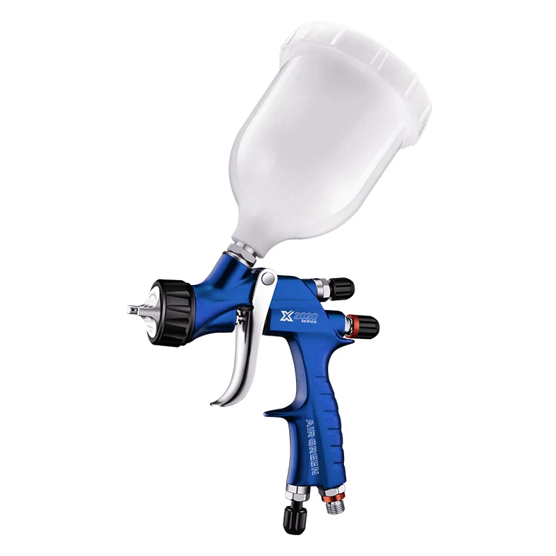 

X-2020 AIR GREEN Professional Automotive Tools Red HVLP Clear Coats Nozzle Size 1.3MM Manufacturer Car Painting Spray Gun
