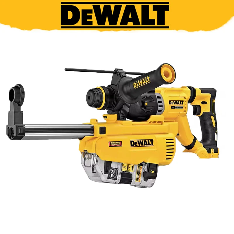 DEWALT DCH263 DWH205DH 20V Brushless Cordless Charging Hammer Dust Collector Cordless Impact Drill Rotary Hammer Power Tools Set