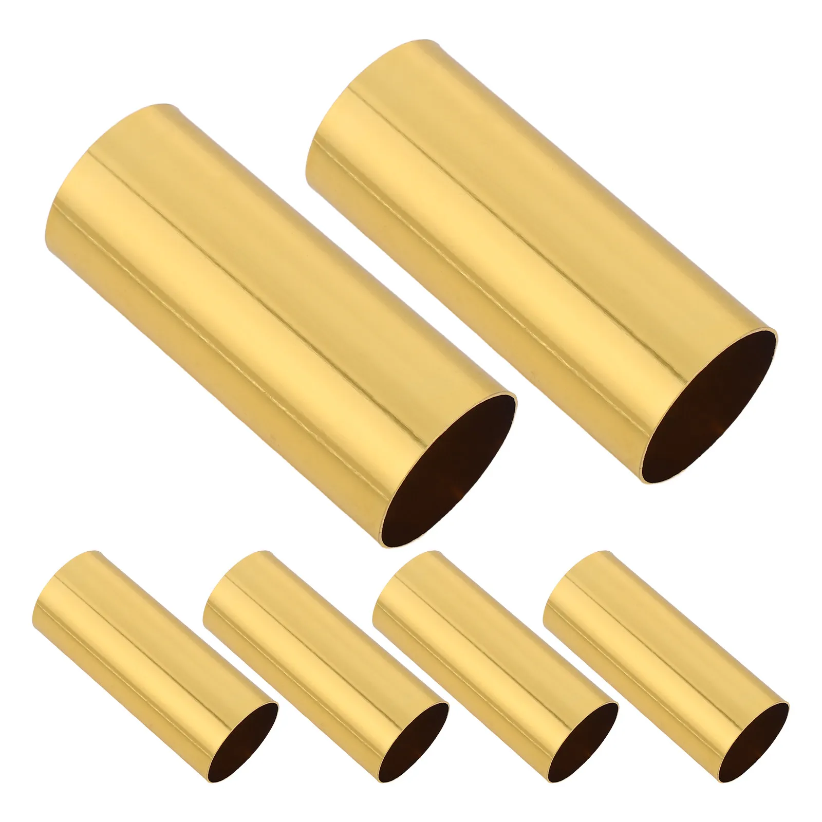 6Pcs Candelabra Base Sleeves Metal Covers Ceiling Lamp Light Socket Covers Hanging Lamp Accessories Cover Sleeve
