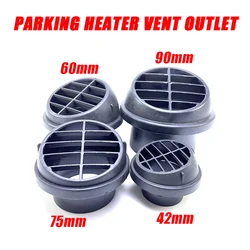 42mm 60mm 75mm 90mm Air Vent Ducting Piece Duct Pipe Outlet Rotatable Diesel Parking Heater For Car Truck VAN Camper