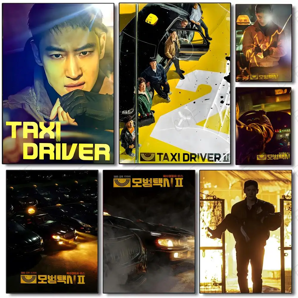 Movie Crime Taxi Driver Poster Painting Wall Art Mural for Living Room Home Decor and Gifts