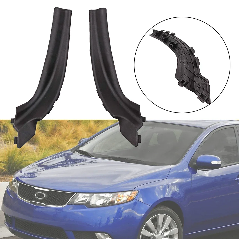 2 Windshield Wiper Cowl Cover Extension Covers Left And Right Front Fitment For Kia Forte 2010 Through 2013 ABS Clip On