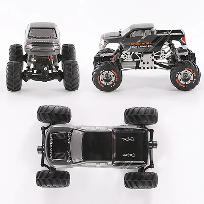 RCtown HBX 2098B 1/24 4WD Mini RC سيارة الزاحف هيكل معدني للأطفال لعبة الكبار #2