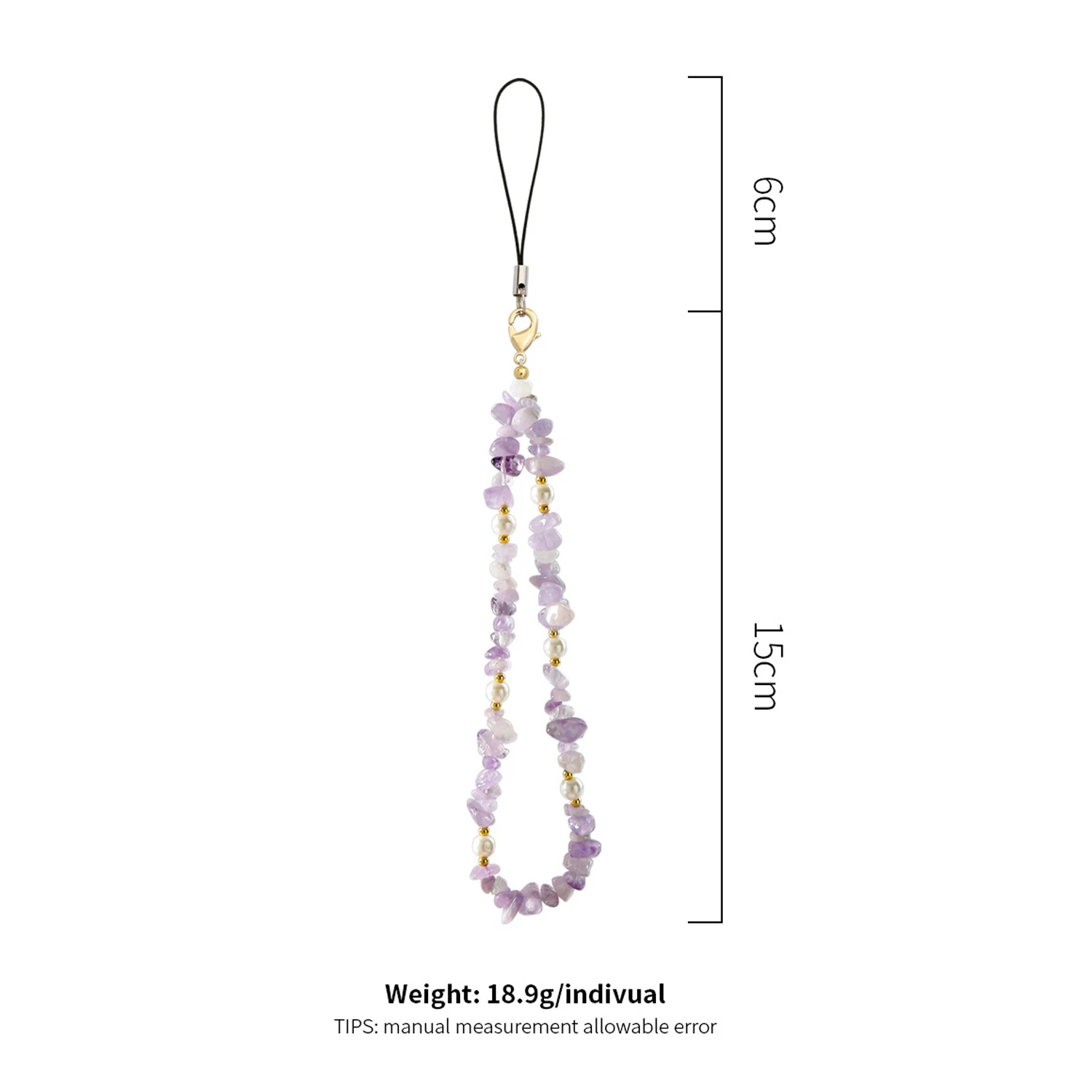 حبل معلق من الخرز مصنوع يدويًا، إكسسوارات قلادة على الطراز البوهيمي مصنوعة يدويًا، عالمية لجميع الموديلات #4