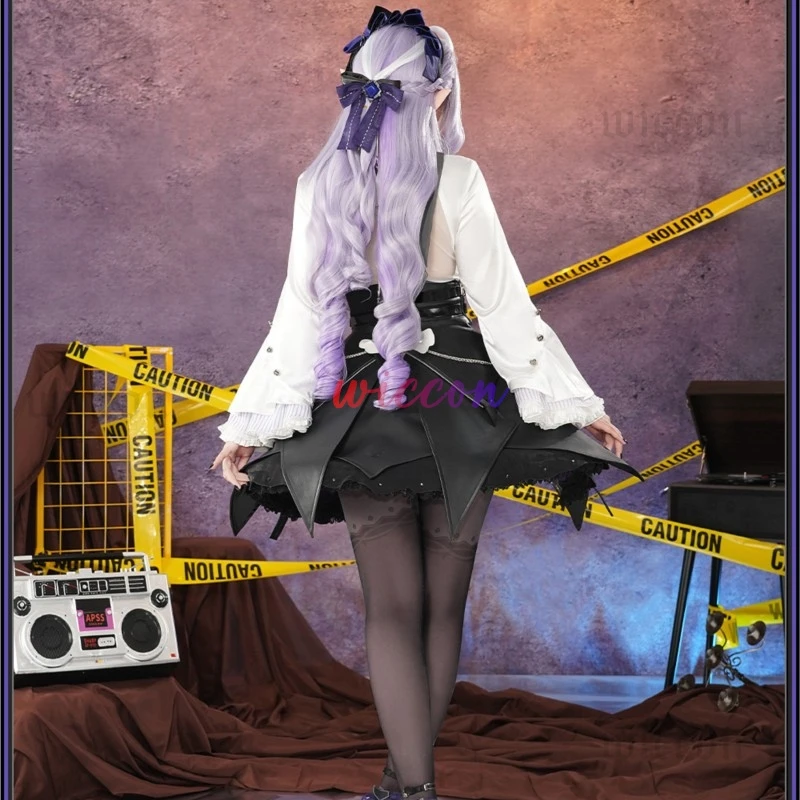 Вивиан Косплей Костюм Zenless Zone Zero Платье Вивиан Парик Головные Уборы Униформа Mockingbird Хэллоуин для Женщин Девочек Карнавальный Реквизит