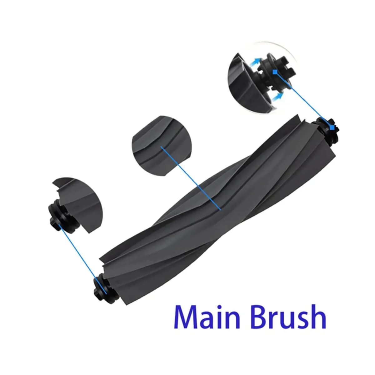 FZFZ Für X40 X40 Ultra/X40 Pro Roboter Staubsauger Ersatz Hauptseite Pinsel Mopp Pads Lumpen Hepa-Filter staubbeutel