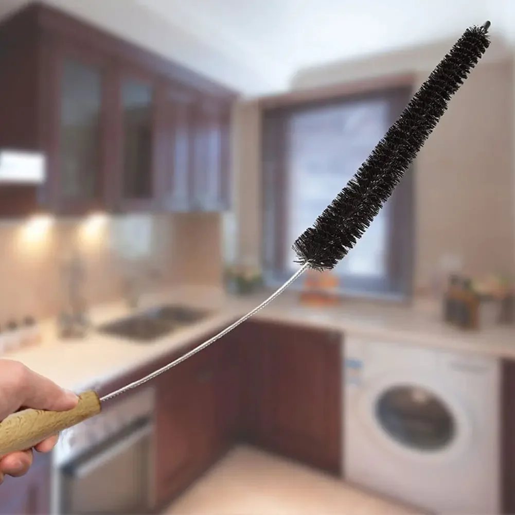 27 Inch Refrigerator Coil Brush Long Handle Flexible Dryer Duct Cleaning Brush Radiator Cleaning Brush for Laundry Room