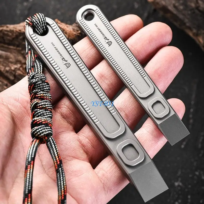 E15A Small Pry Bar Tool Multipurpose Opener Screwdriver Pocket Carry Lightweight
