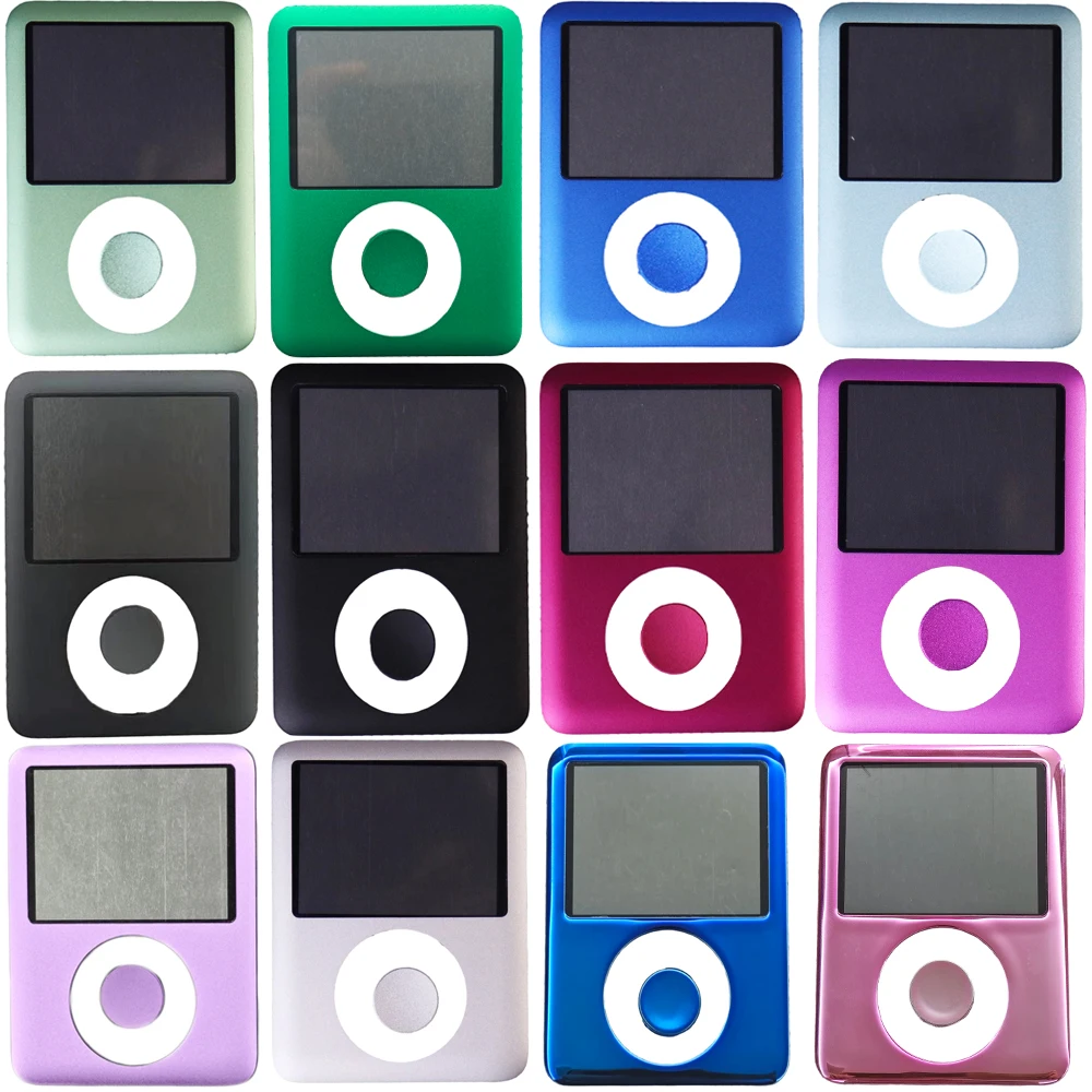 New Front Faceplate Case Cover Housing Button With Lens Window for iPod Nano 3rd Nano 3 4GB 8GB