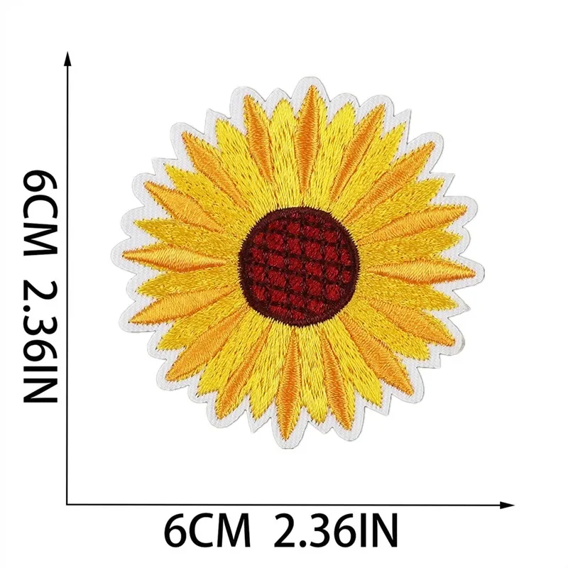 Embroidered Patch Iron On Patches for Clothing Pocket Bee Clothes Stickers Fabric Sewing Thermal Adhesive Applique Fusible