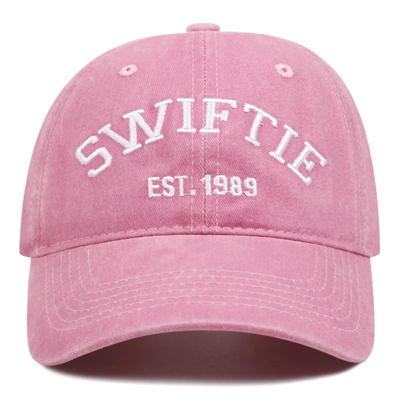 Retro style SWIFTIE Baseball Cap Women Men Washed torn cowboy Taylor Swift Embroidery caps Dropshipping