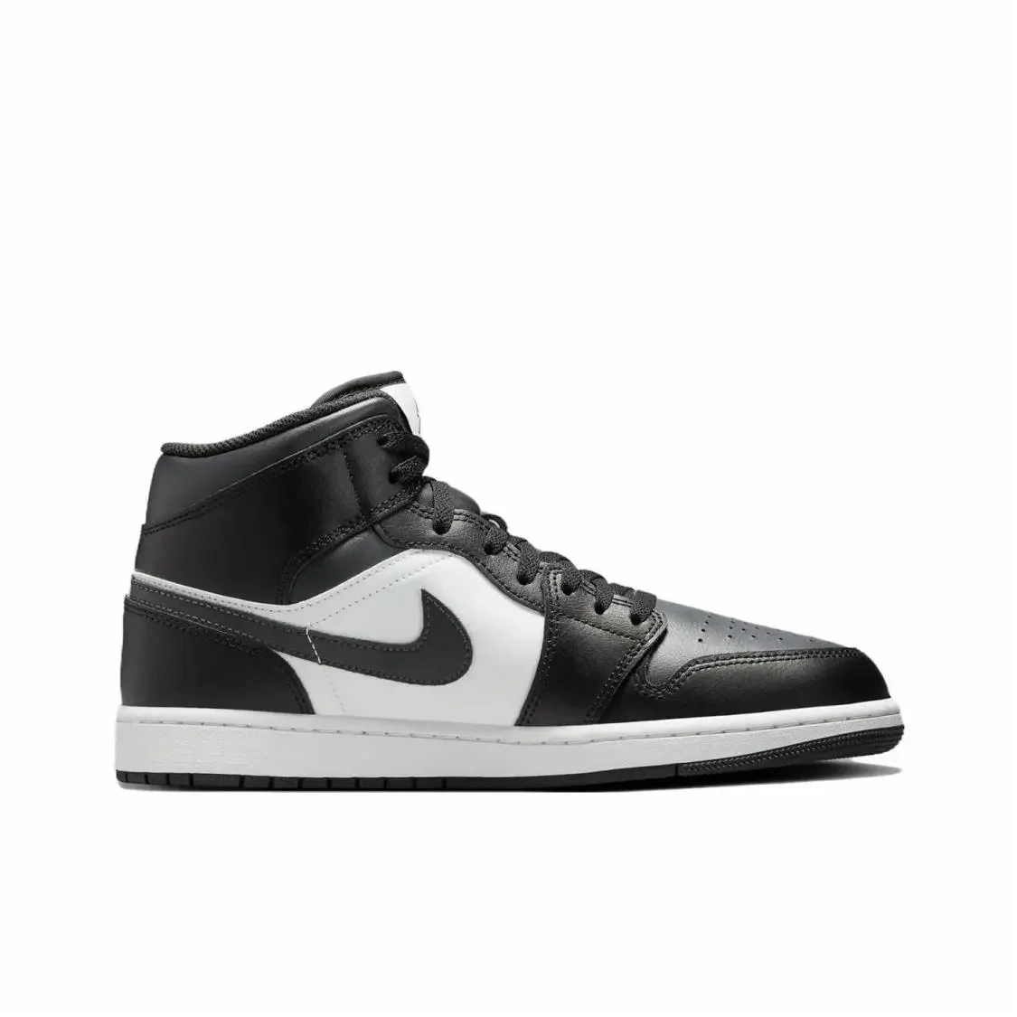 حذاء Nike Air Jordan 1 Cowhide Leather Low Retro Outdoor Classic Retro Low Top للرجال باللونين الأبيض والأسود #2