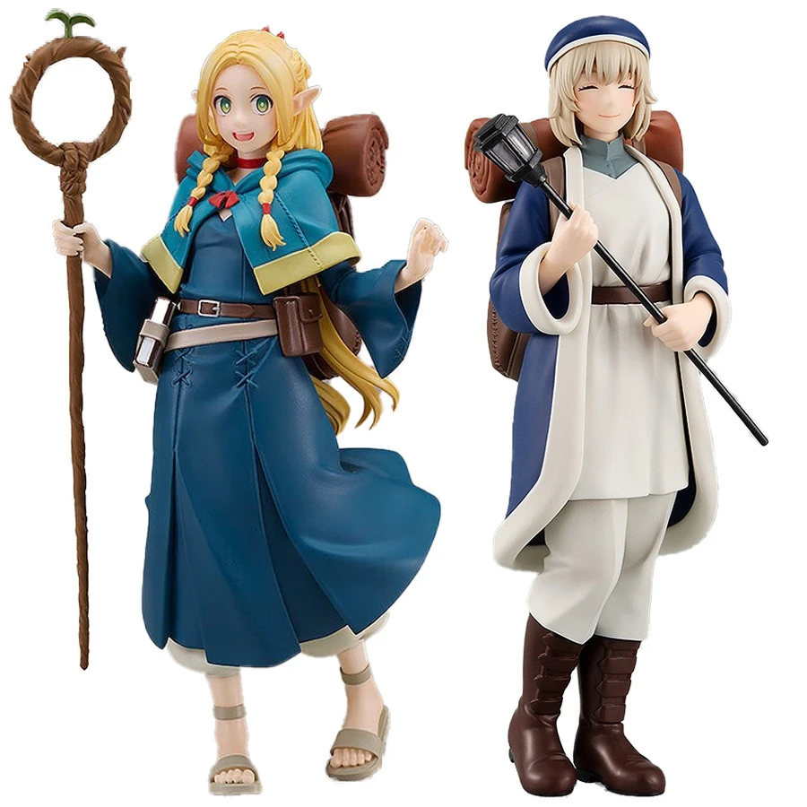 Figura de Anime de mazmorra Meshi de 19cm, figura de acción de Marcille Donato de mujer bonita, figura de mago Falin Touden, juguete de modelo de colección de PVC
