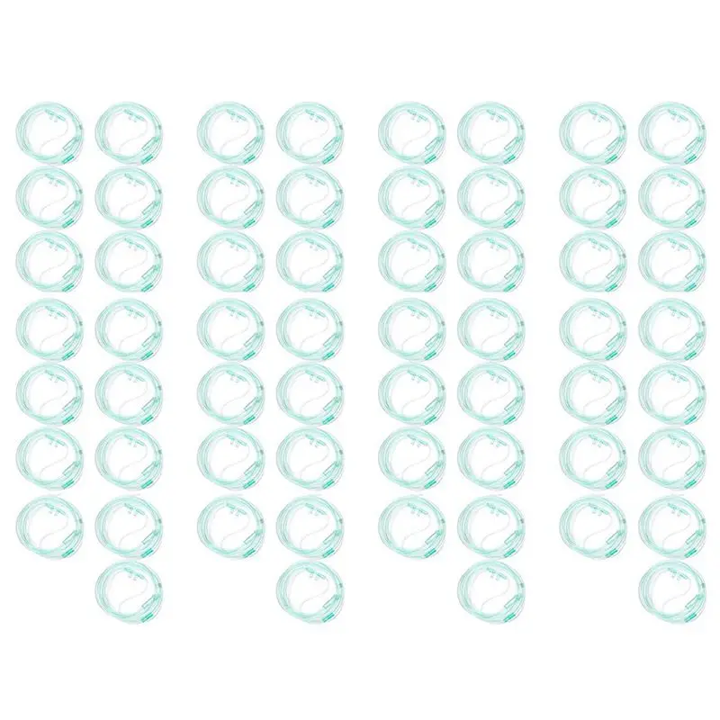 

X18A-60Pcs Oxygen Cannulas 2 Meters Nasal Cannula Soft Nasal Oxygen Tubing O2 Cannula For Adults