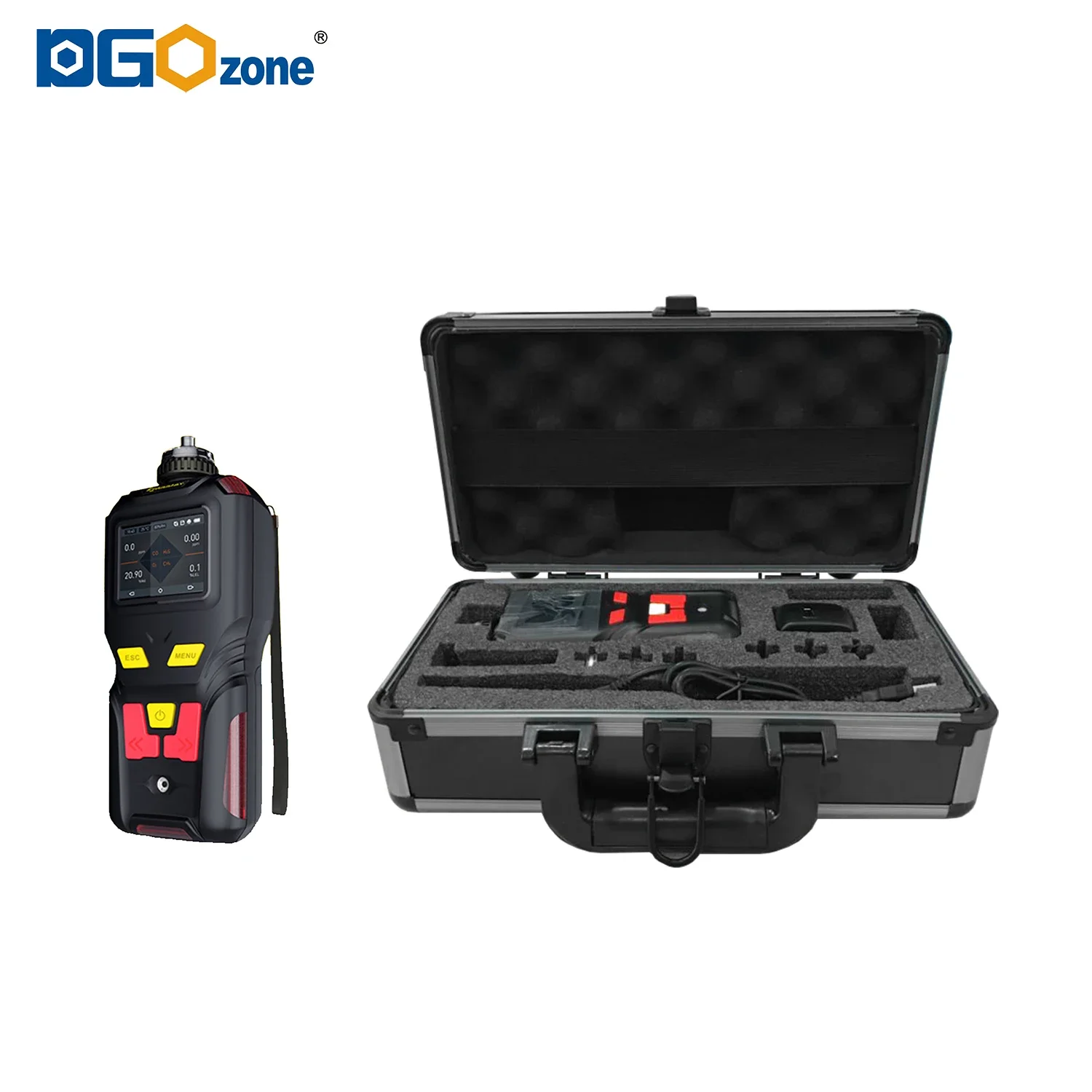 DGOzone Portable 0-100 Ppm Ozone Detector Four-in-one Toxic And Harmful  O3 Sensor