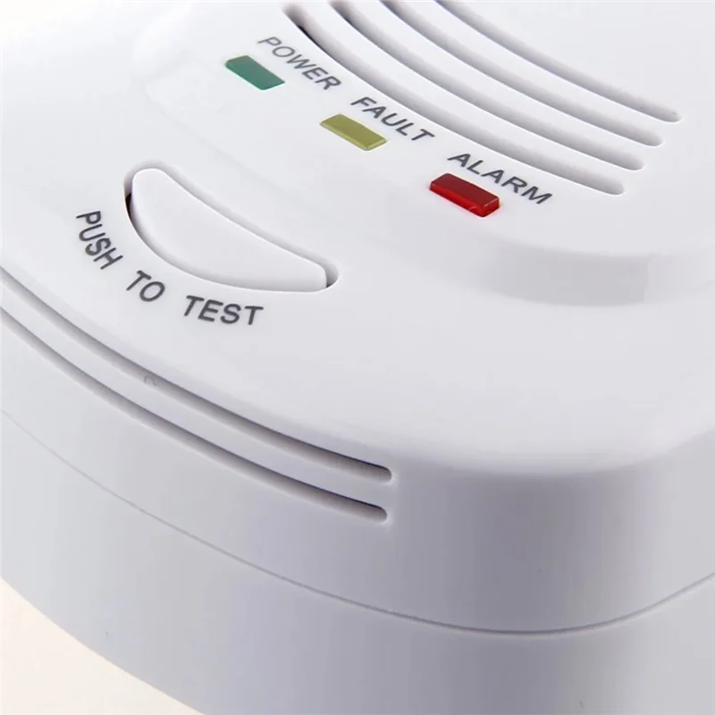 1 قطعة كاشف الغاز جهاز استشعار إنذار الغاز الميثان البروبان الأبيض كاشف تسرب الغاز LCD الأمن ، الاتحاد الأوروبي التوصيل-TCES