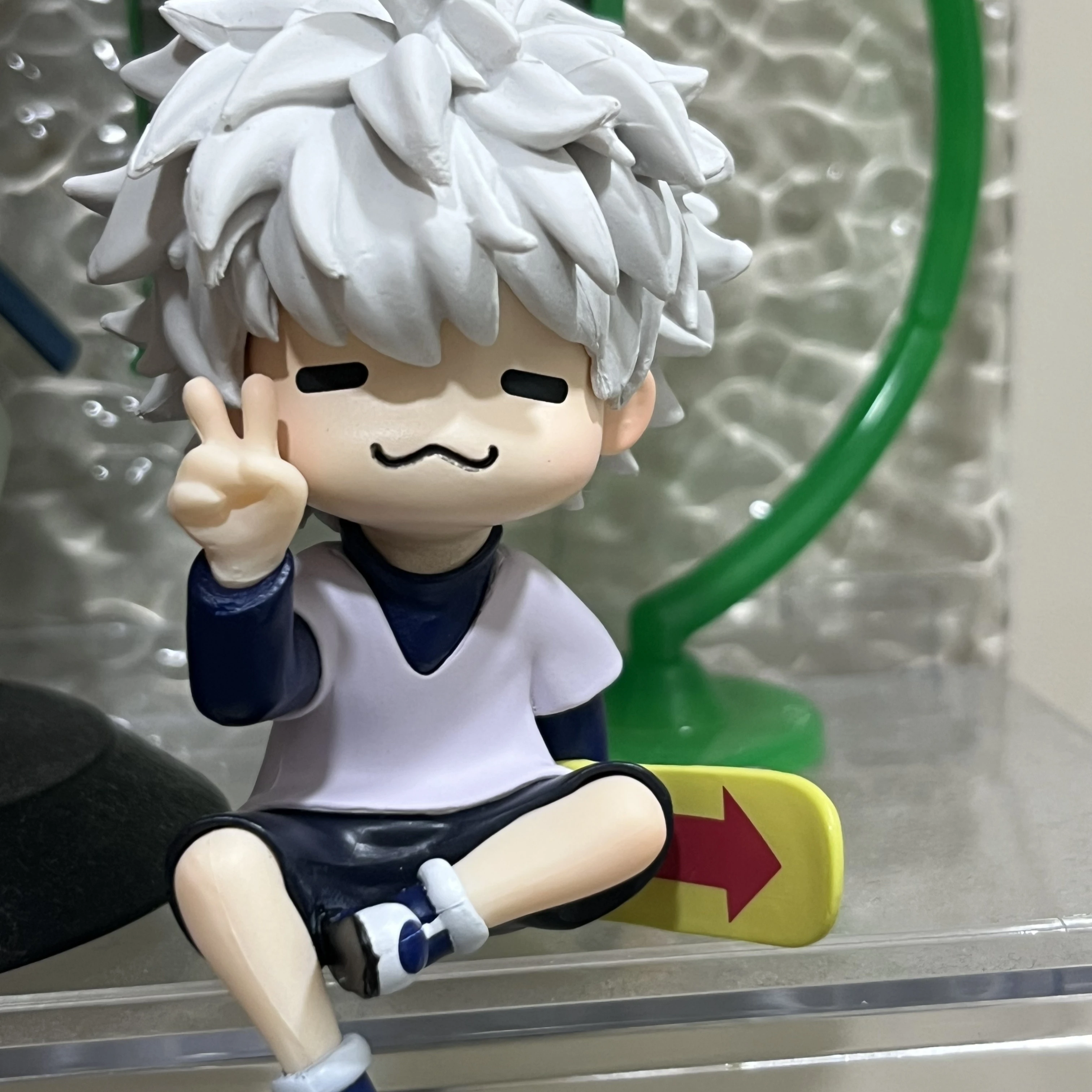 HUNTERxHUNTER dessin animé Q-Version chat KILLUAZAOLDYECK Anime figure poupée jouets bureau ornement décor recueillir modèle Garage Kit cadeaux