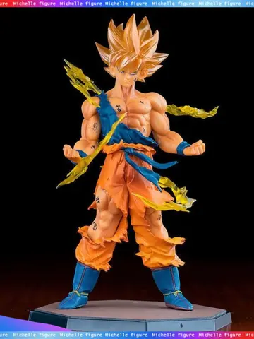 Hot Anime Dragon Ball Son Goku Super Saiyan Figure 17cm/6.69in Goku DBZ Action Figure Model Gifts Collectible Figurines for Kids