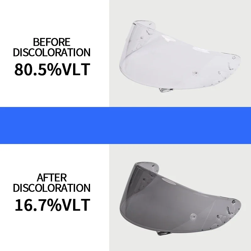 Photochromic Shield Visor Lenses for SHOEI X14 X-14 Z7 NXR CWR1 CWR-1 RF1200 RF-1200 Xspirit3 X-Spirit III X-Fourteen RYD CWR-F