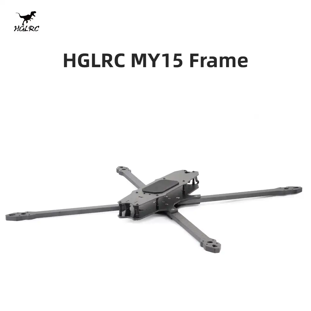 

HGLRC MY15 15 Inch Frame Kit Carbon Fiber Freestyle FPV Drone Frame Black