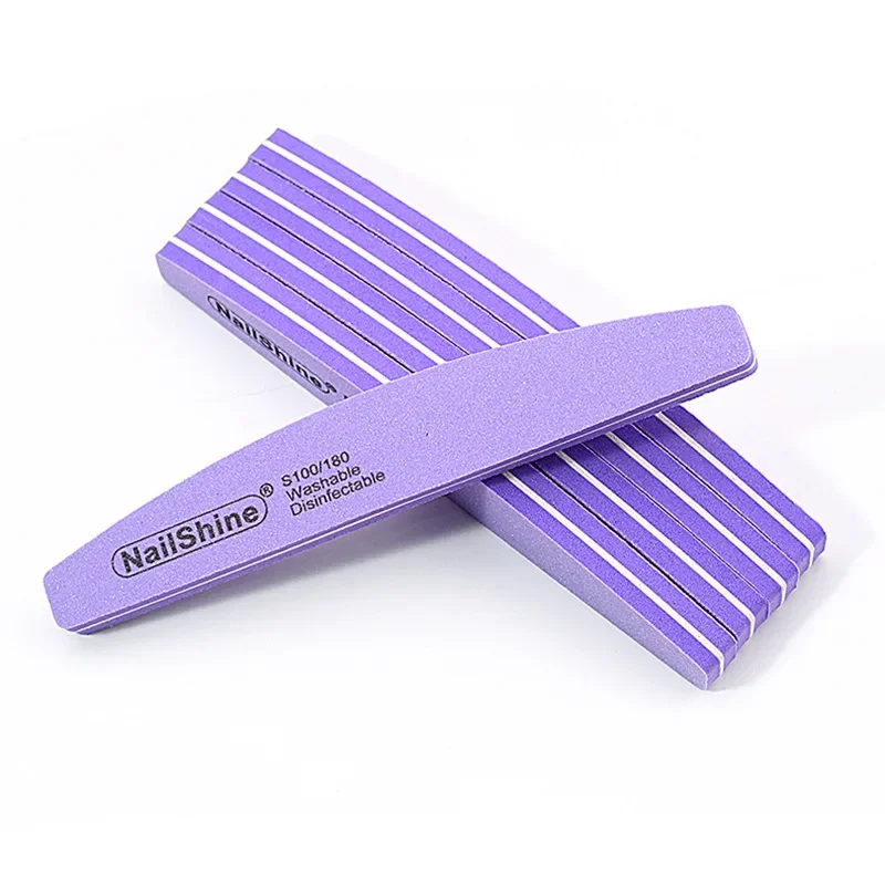 2/5/10PCS Multi-Color Sponge Nail File Buffer for Manicure Pedicure Care Dual-Sided Nail Tool Buffer Strip Polishing Pedicure