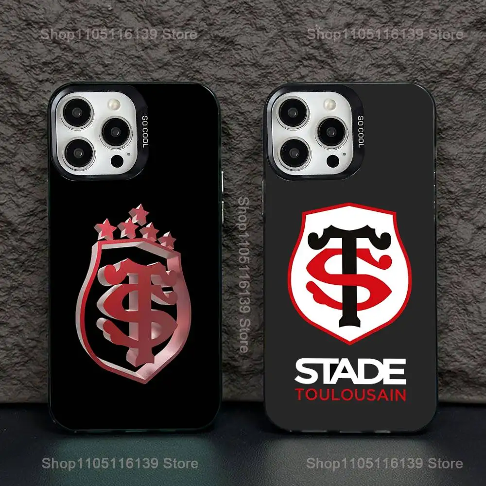 

Stade-Toulousain Phone Case For iPhone 16,15,14,13,12,11,Pro,XS,Max,Plus,Mini,SE Black Candy Matte Shockproof Cover