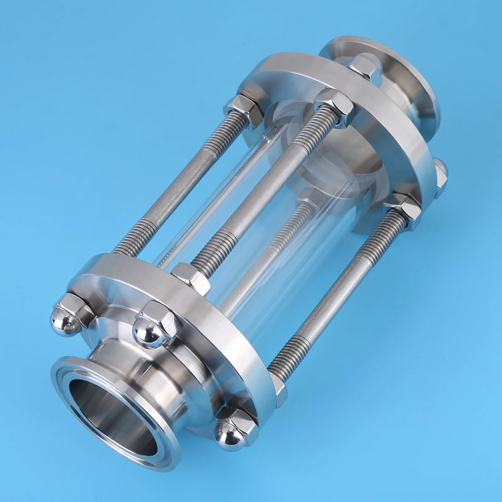 

stainless steel sanitary glass sanitary sight glass Stainless Steel 304 Sanitary Sight Glass Tri Clamp Type 38Φ sanitary glass
