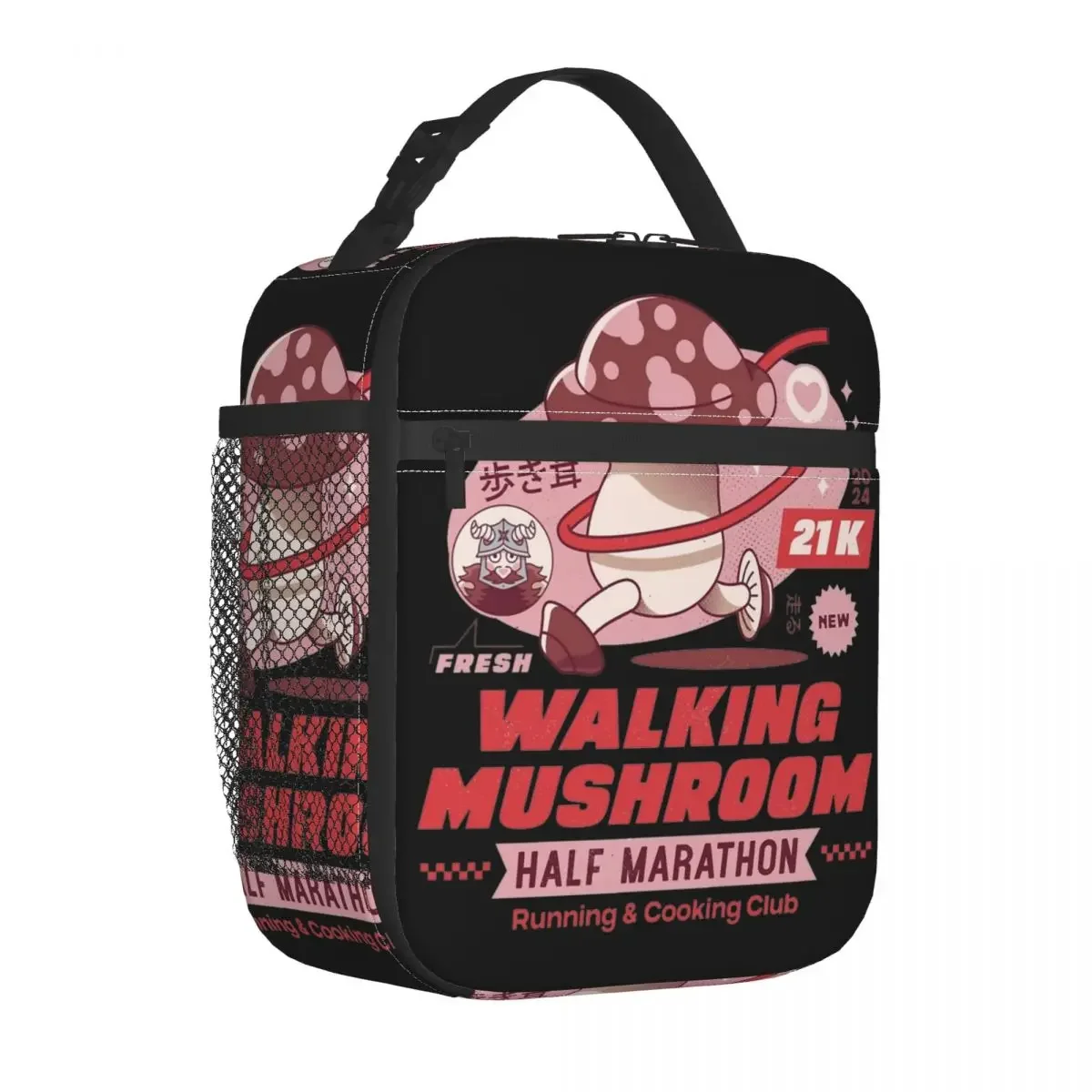 Walking Mushroom Marathon Delicious In Dungeon Insulated Lunch Bags Thermal Meal Container Tote Lunch Box Men Women Office