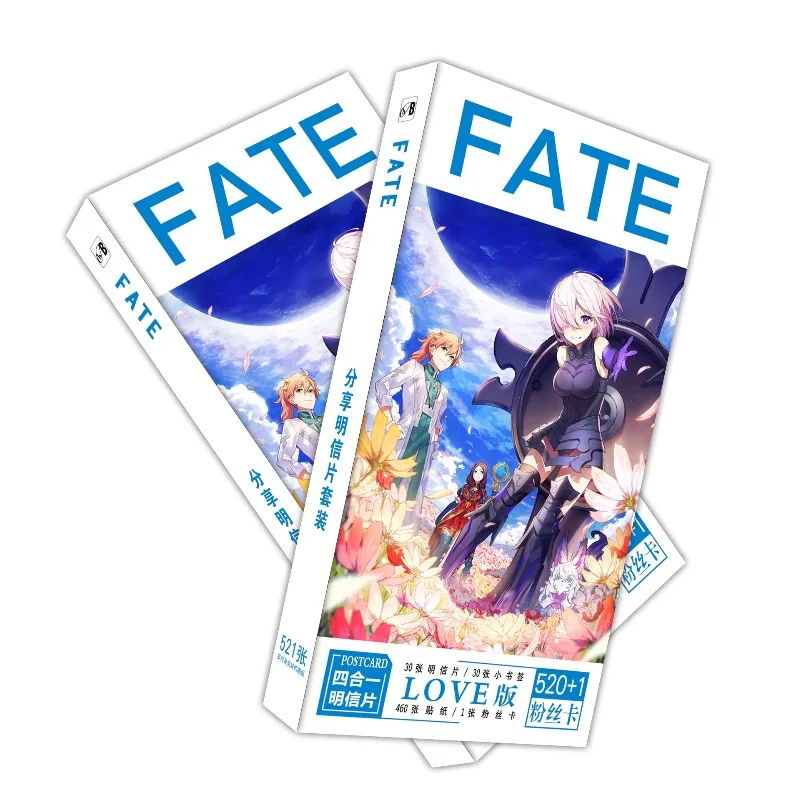 521pcs Fate Game Peripheral Illyasviel Emiya Sakura Postcard Lomo Card Stickers High Definitionexquisite Fans Collect Gifts Toy