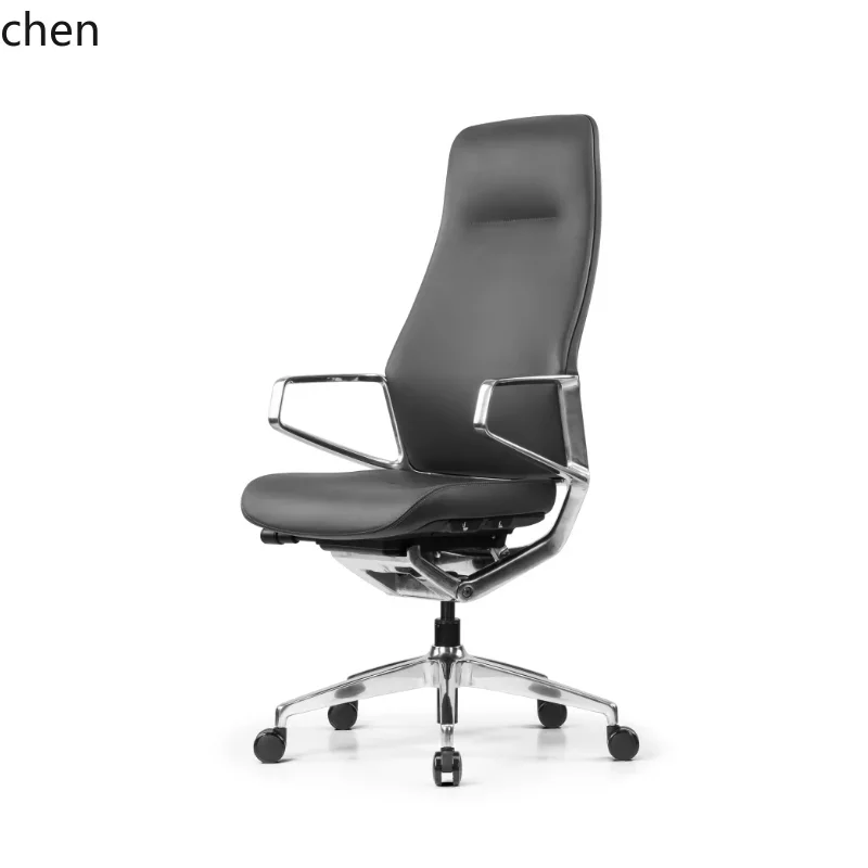 Boss Leather Chair Executive  Computer  Comfortable Business Sedentary Conference Office Chair