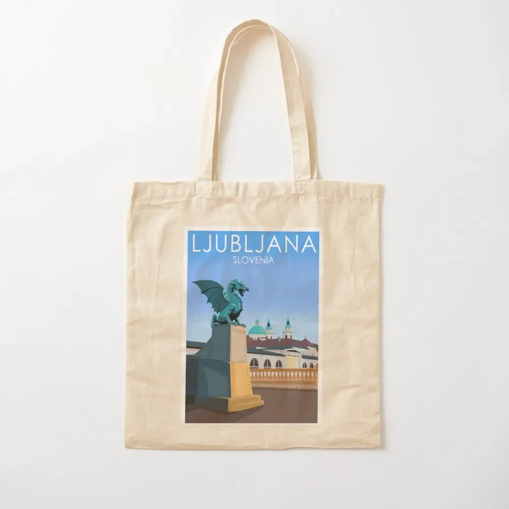 

Ljubljana, Slovenia Tote Bag reusable shopping bag women bag