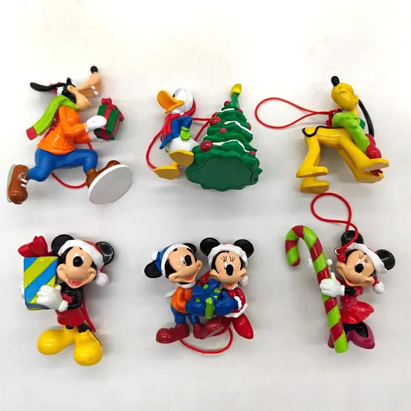 Mickeysmousees Donalduckse Q Verison Doll Action Figures Personaggi dei cartoni animati Giocattolo Modello periferico Ciondolo