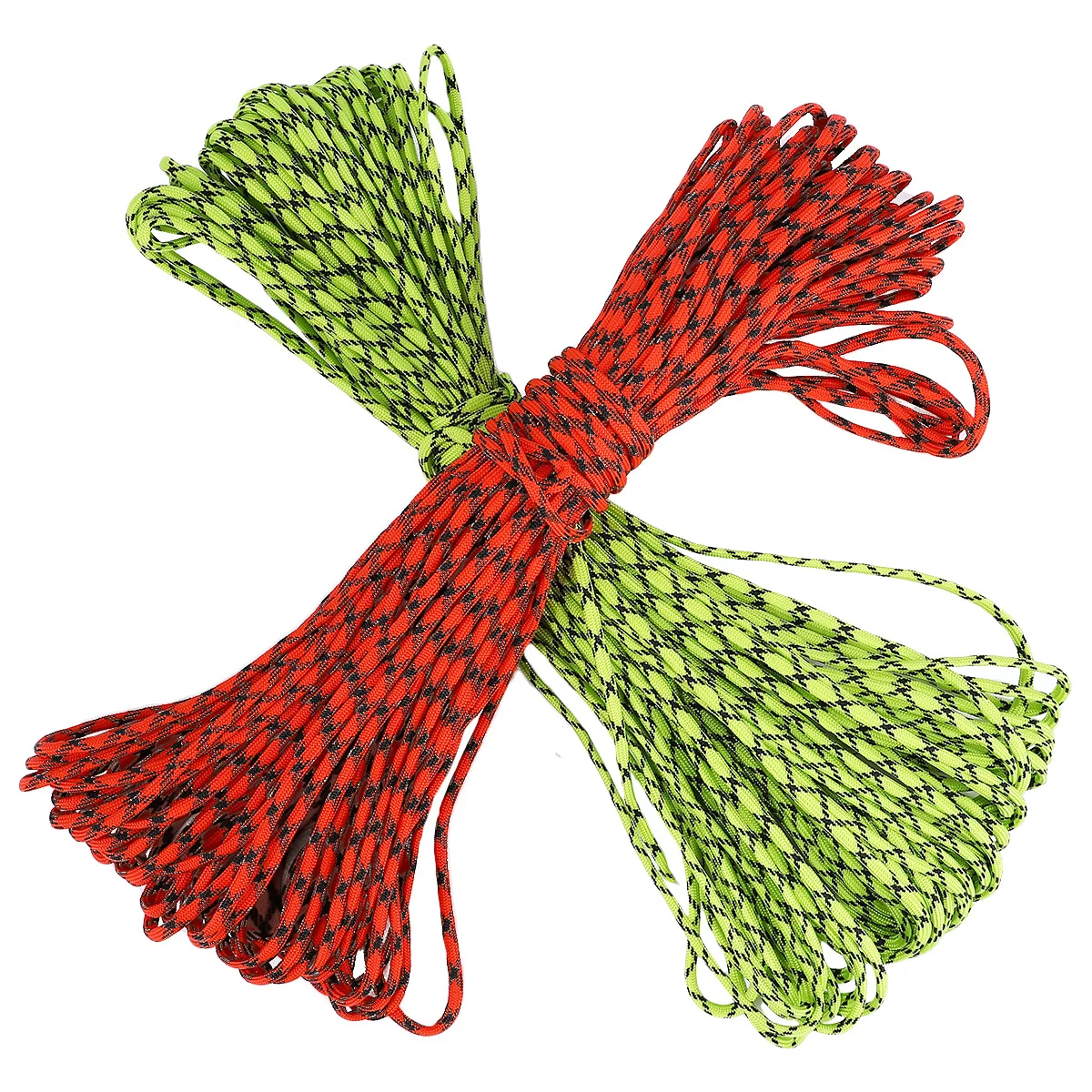 

2 Pcs Survival Elastic Rope 550 4mm Paracorde for Crafts Parachute Camping Utility Lanyard Climbing 10mm