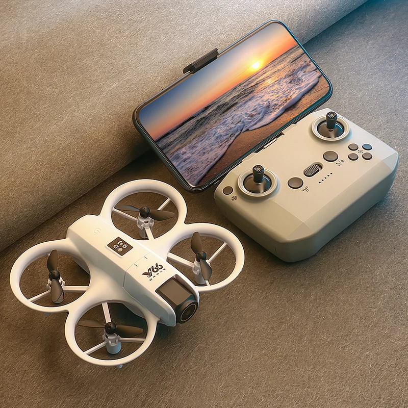 V66 Mini Drone 4K Profesional Dual Camera Headless Mode Obstacle Avoidance WiFi FPV Drone 360° Flip RC Quadcopter Toys for Kids