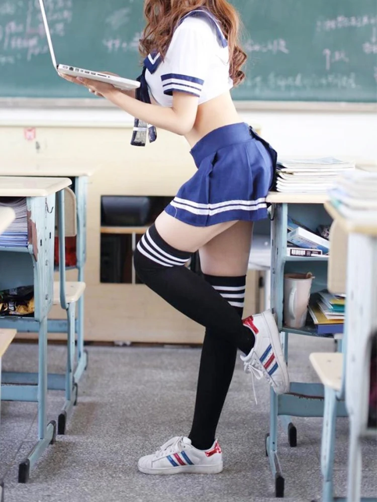School Uniform Miniskirt Sexy Hot Lingerie Sissy Bdsm Pajamas Underwear Women じょしこうこうせい Sex Female Adult Erotic Product - Image 6