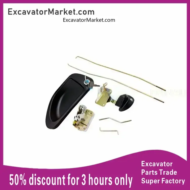 For excavator For HYUNDAI R150-9/215-9/225-9 Cab door lock assembly Lock block excavator accessories