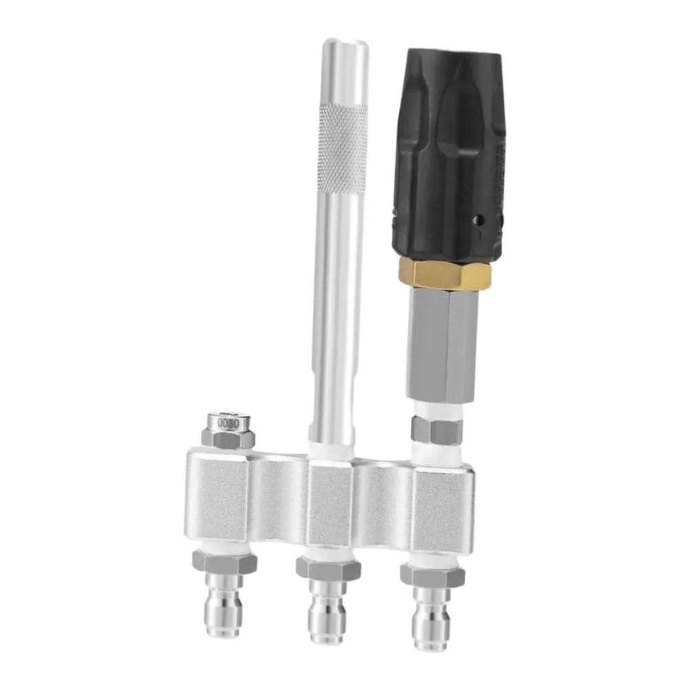 3 in 1 Twist Spray Nozzle for High Pressure Washer 1/4 Quick Connect Fitting 304 SS 3 GPM 4 GPM 5 GPM 6 GPM 7 GPM
