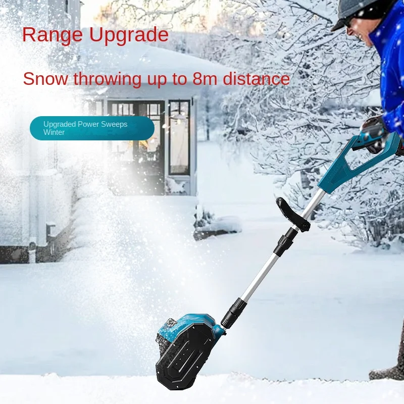 New Brushless Li-Ion Snow Blower For Road Yard Garden Cleaning 전기 제설기 제설도구 Schneepflug Spazzaneve Elettrico Senza Fili
