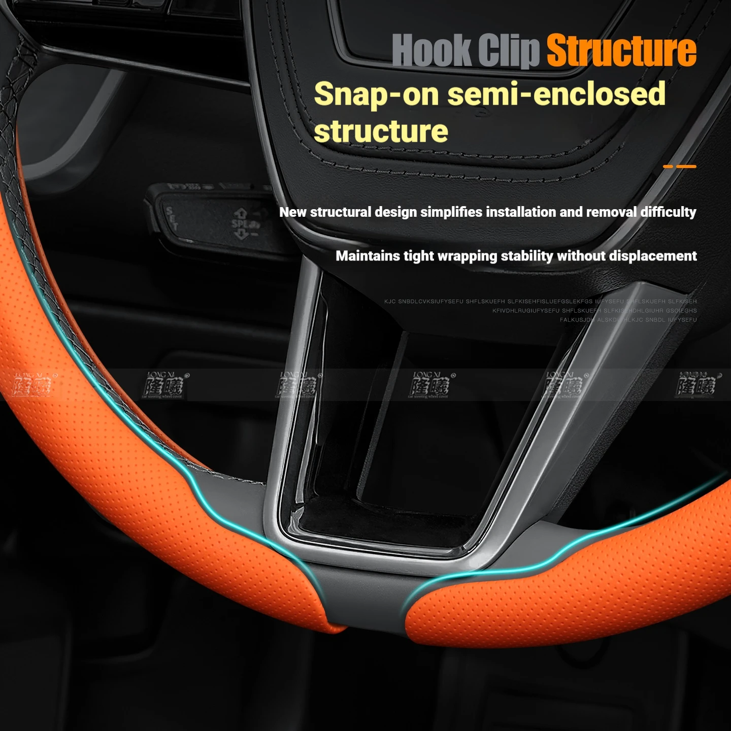 Capa de volante antiderrapante - Car Steering Wheel Cover Anti Slip Breathable avaliação e preço